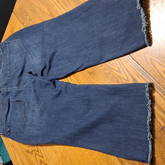 NYDJ Jeans 14P Womens BLUE  Dark MARILYN STRAIGHT LEGS Preowned Used - Picture 8 of 8